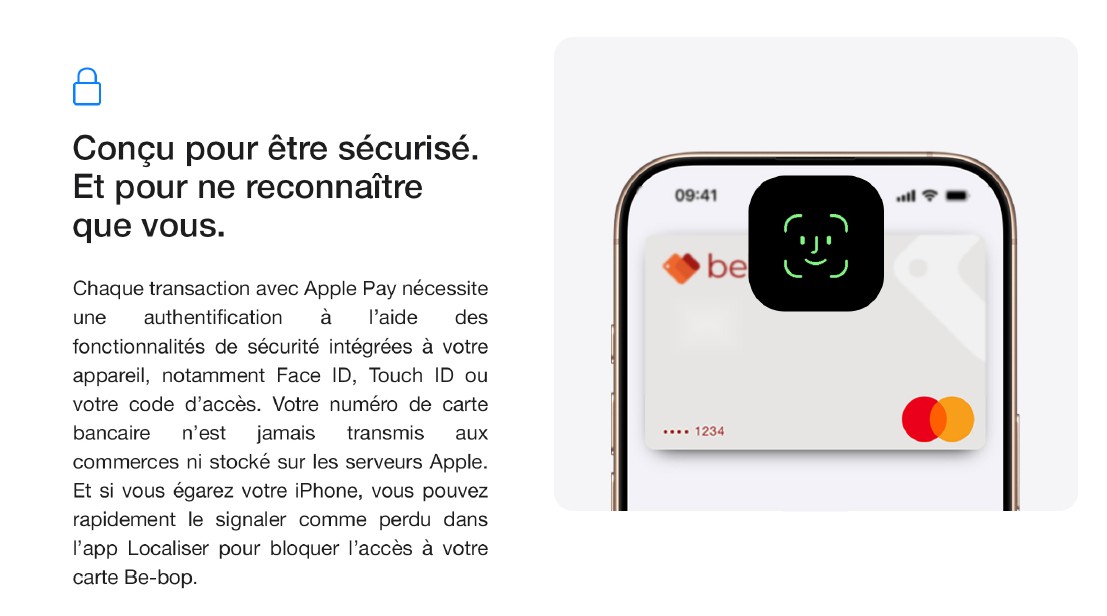  Votre iPhone devient votre carte Bebop.